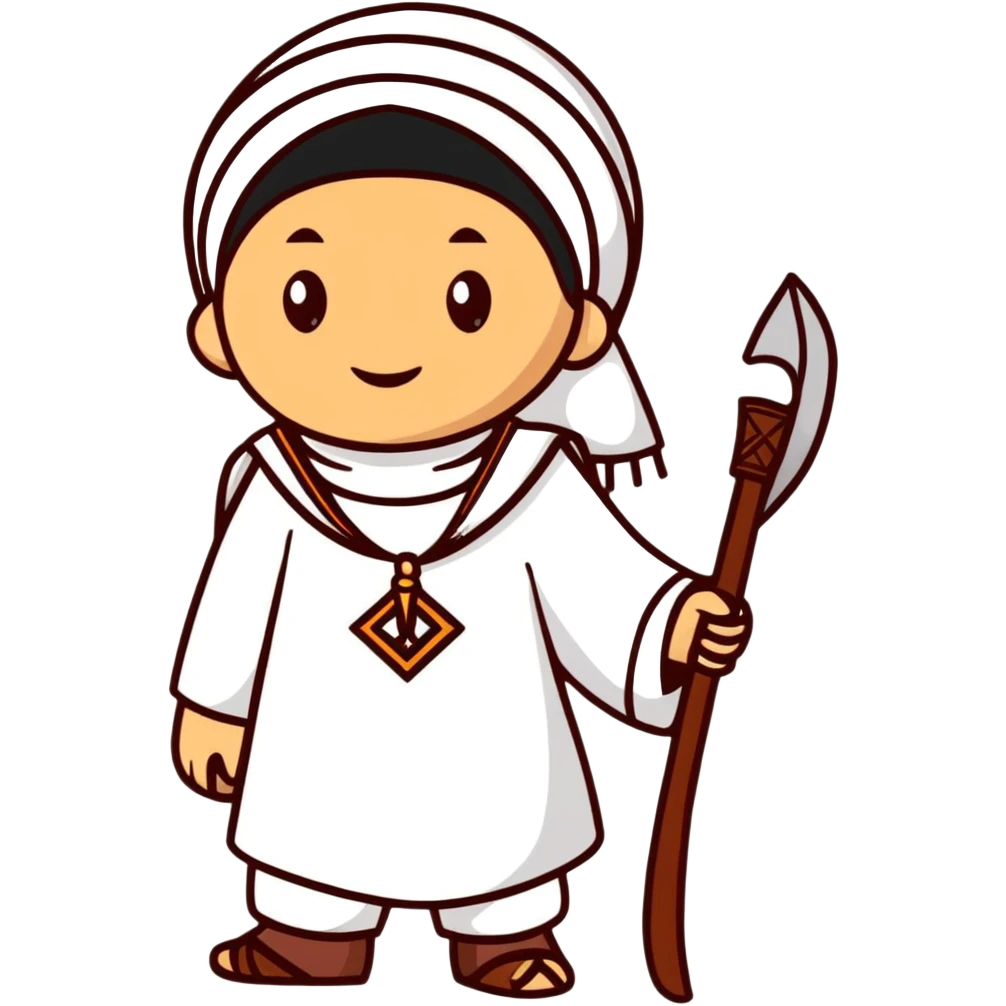 Traditional Bashkir hat kalpak emoji