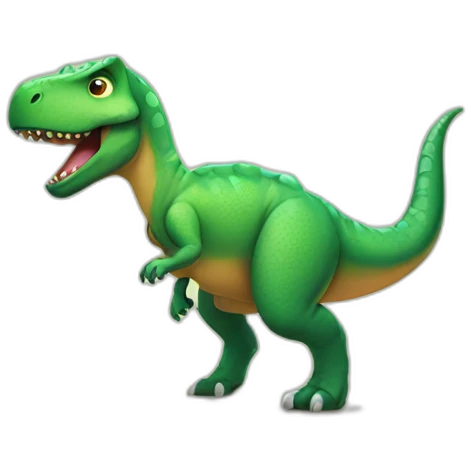 A cool dinosaur emoji