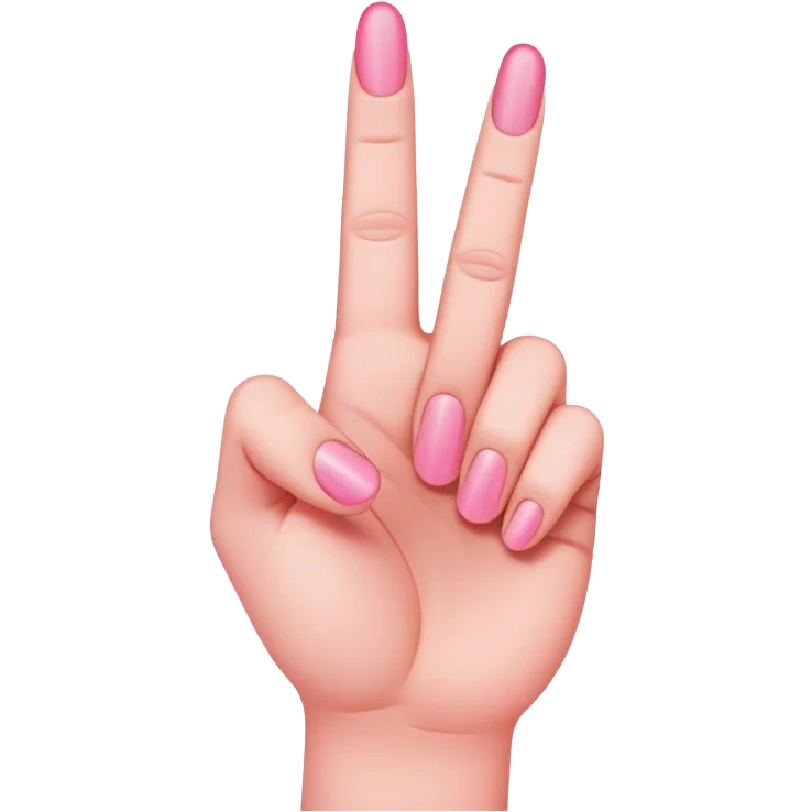 pink middle finger emoji