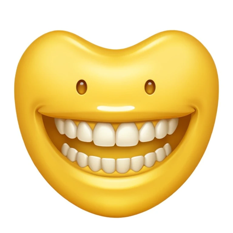 Gold teeth emoji