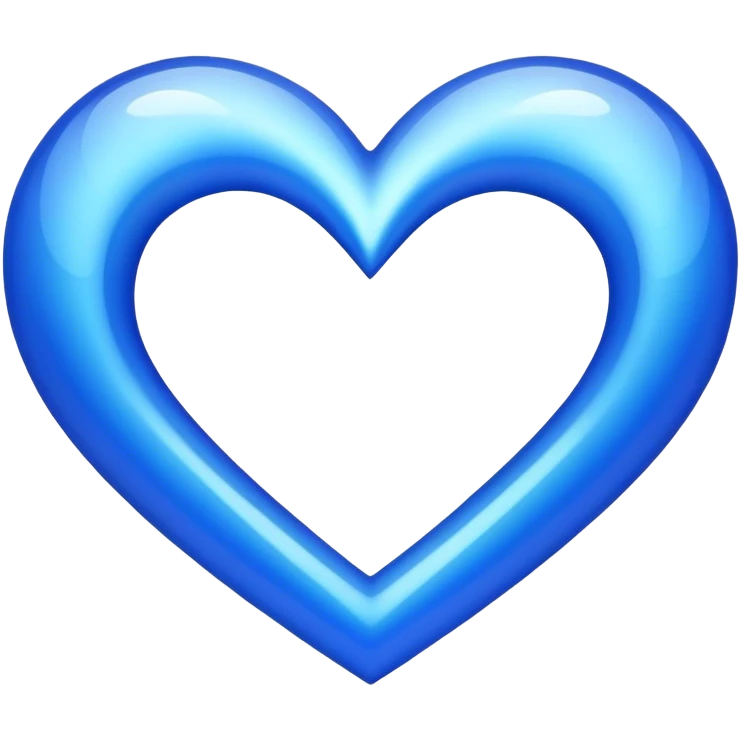 Infinite blue love  emoji