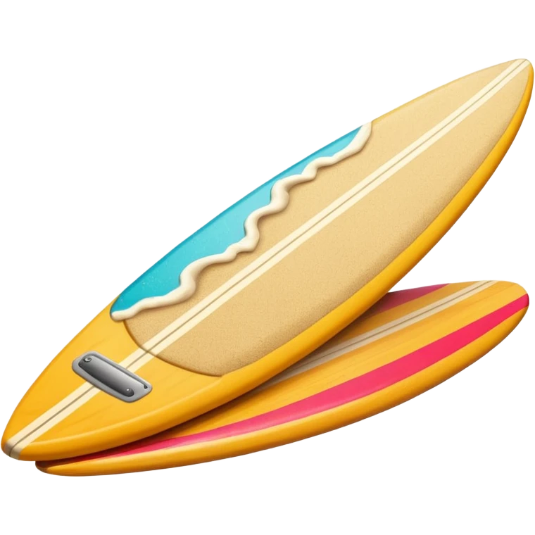 Surfboard Stuck in Sand emoji