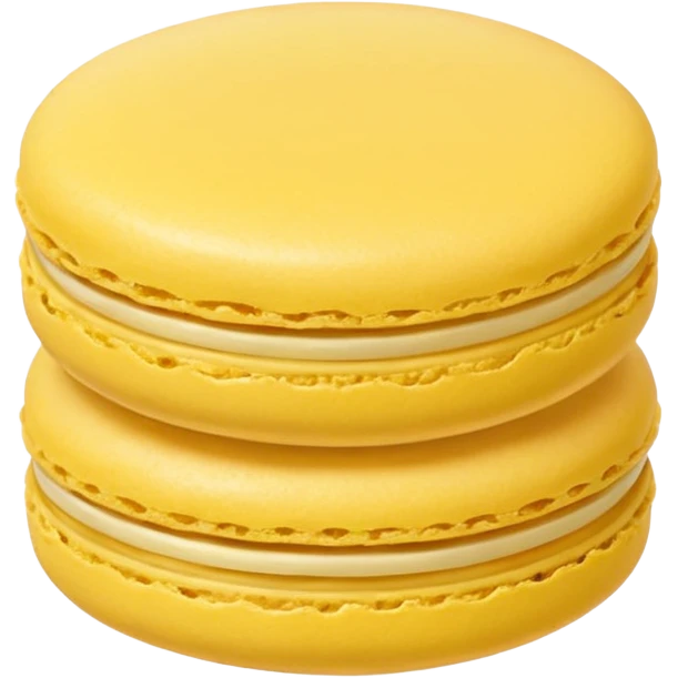 macaron jaune emoji