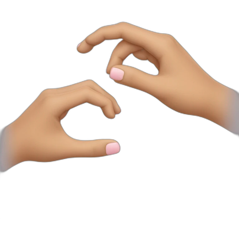 Des mains qui font un coeur emoji