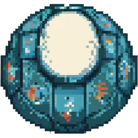 a browser icon, retro and nostalgic emoji