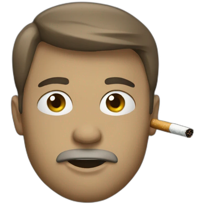 It smoking emoji