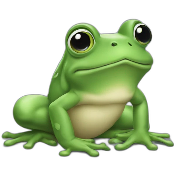 Grenouille petit prince emoji