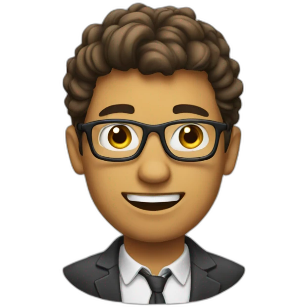 chaotic nerd emoji