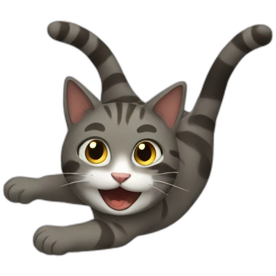 cat cartwheel emoji