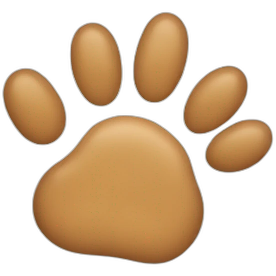 labrador paw emoji