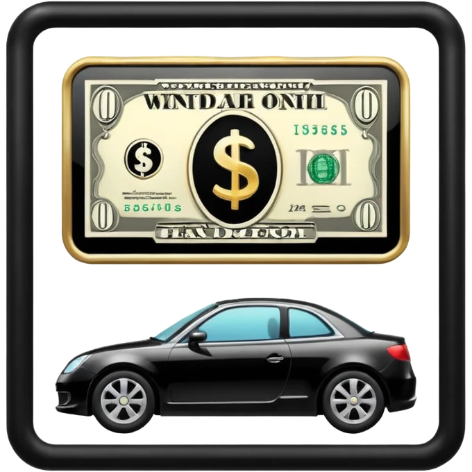 car place money benefits emoji