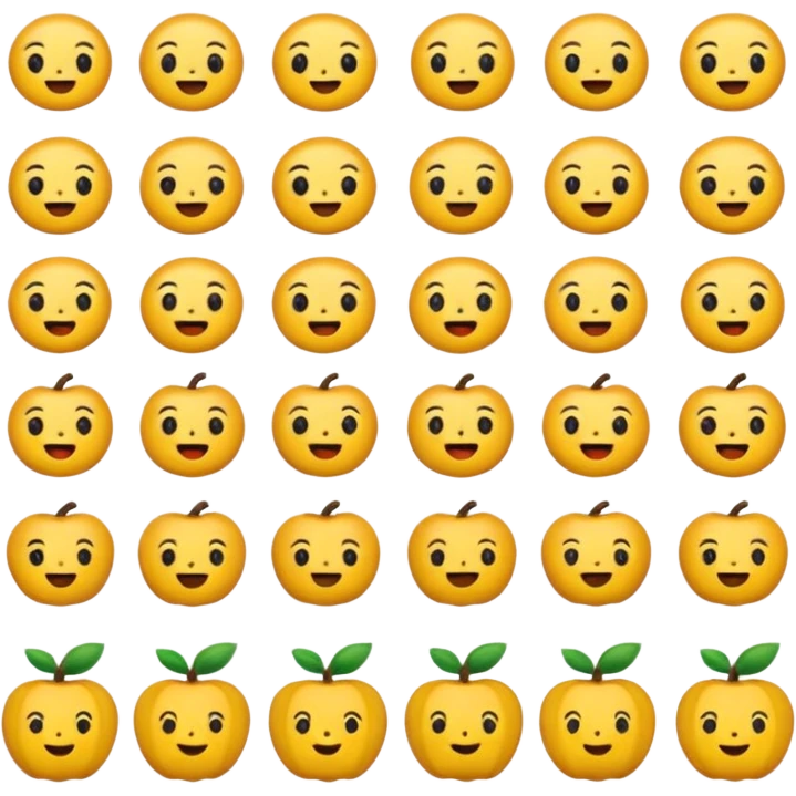 동그란 안경 emoji