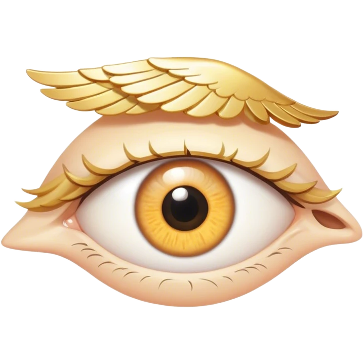 Eye with angel wings emoji