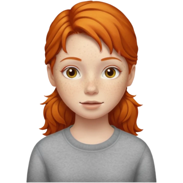 Ginger girl emoji