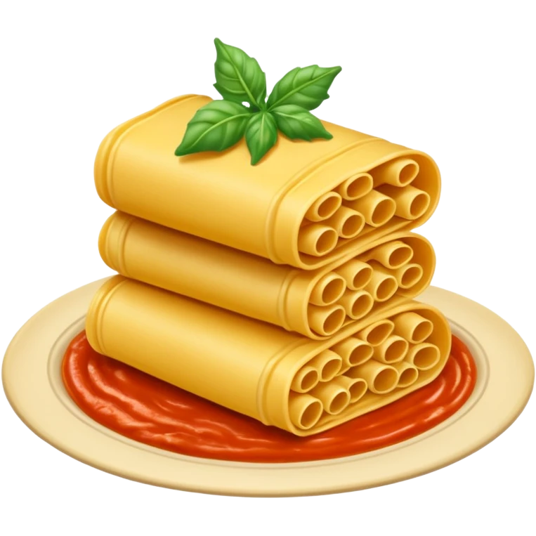 Dragon con cuerpo de pasta canelloni emoji