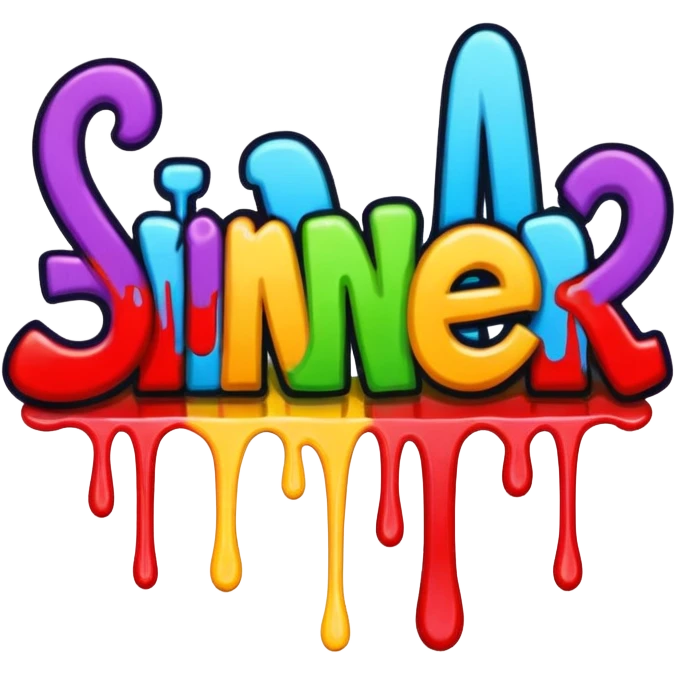 Animated Word Sinner emoji