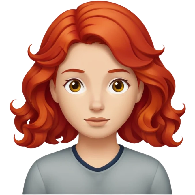 red hair  emoji