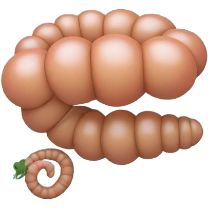 Worms on Petri dish emoji