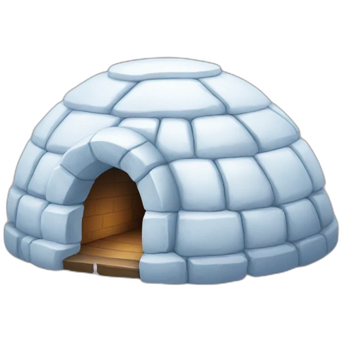 igloo with eyes emoji