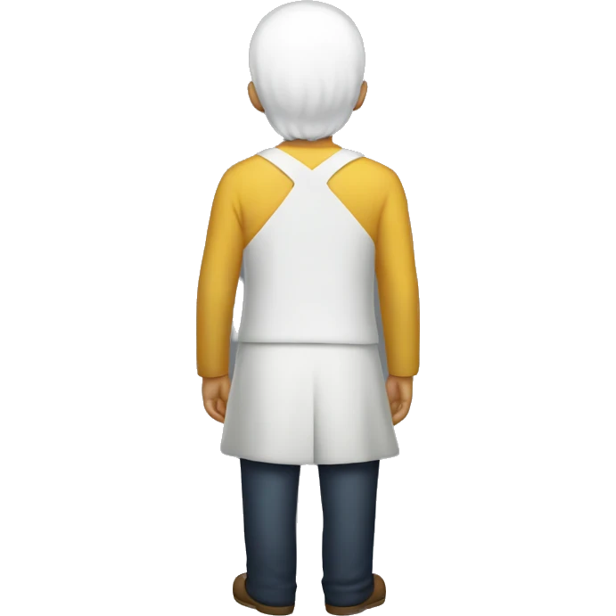Back of person emoji