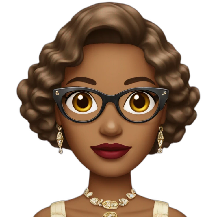 louis vuitton fancy woman emoji