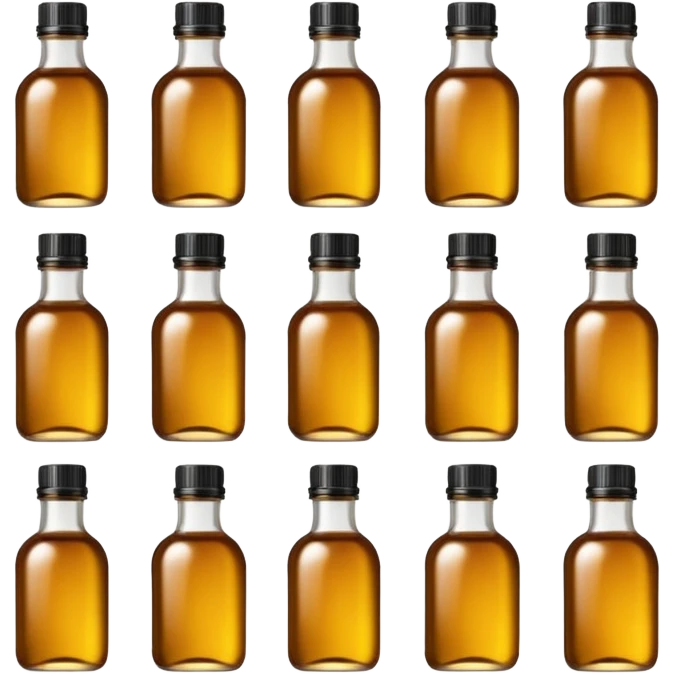 Óleos para cabelo emoji