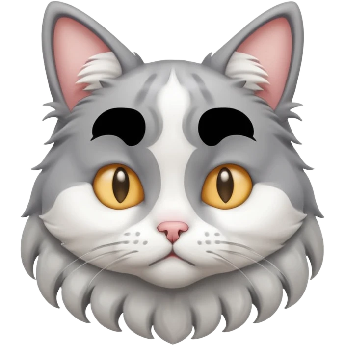 A sad cat emoji