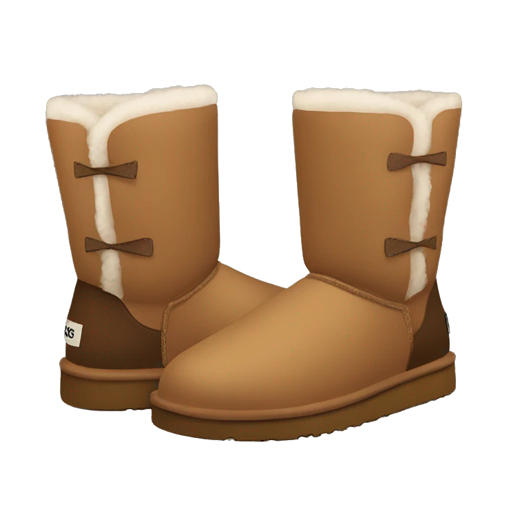 Ugg boots brown emoji