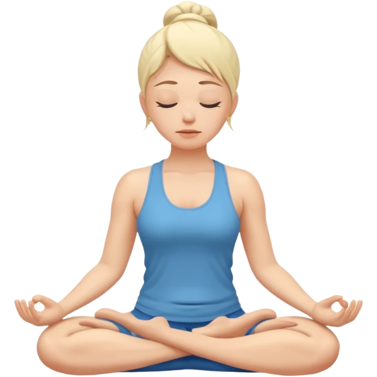 Maître yoga qui pleure emoji