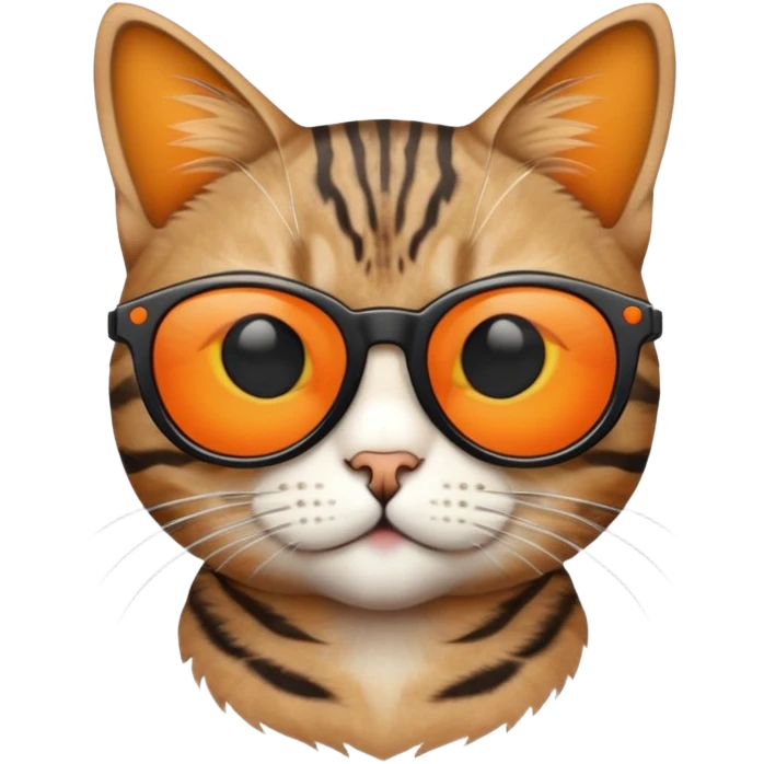 Cat wearing sunglasses emoji