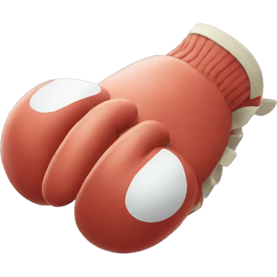 knuckles the echidna glove emoji