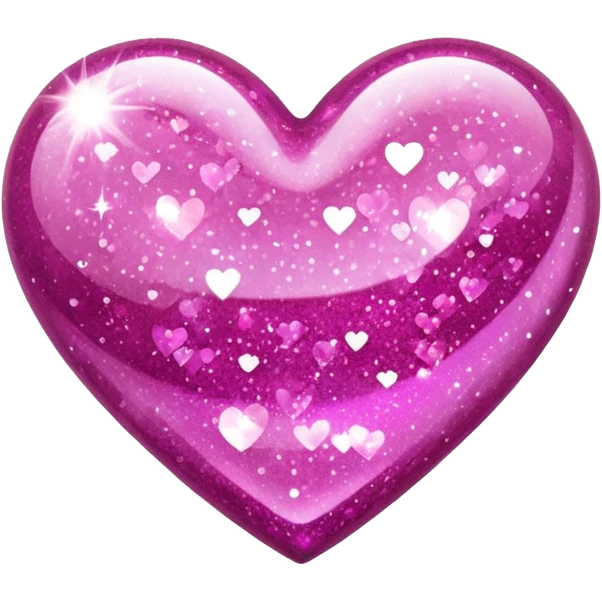 heart with pink glitter emoji