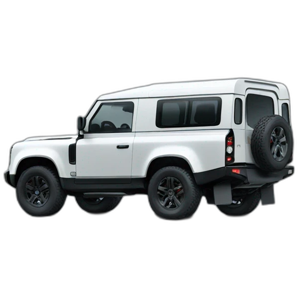 the new landrover defender black emoji