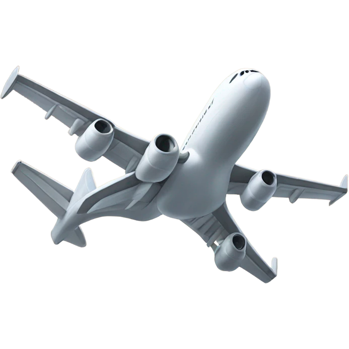 A plane that flies towards two towers emoji