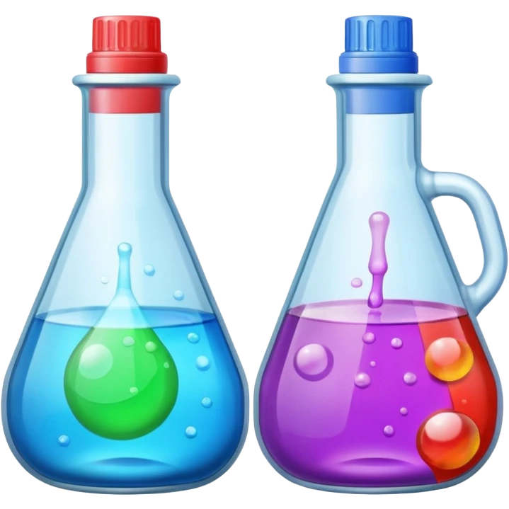 2 Bottles Chemicals for Cleaning emoji