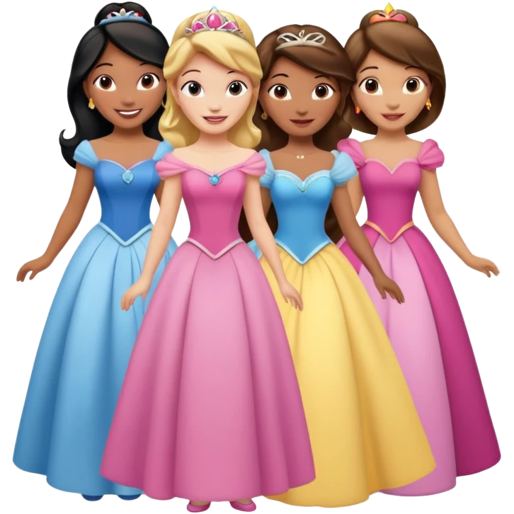 Disney princesses emoji