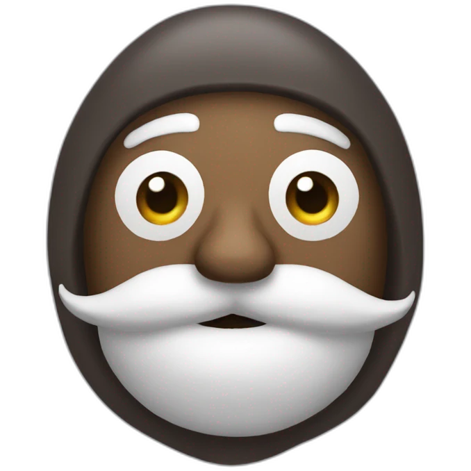 Le moustachue emoji
