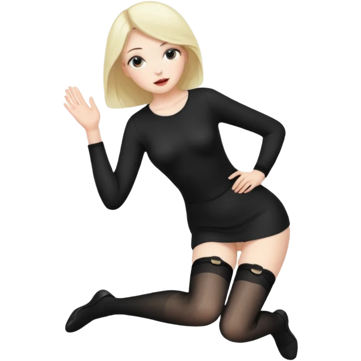 girl in stockings emoji