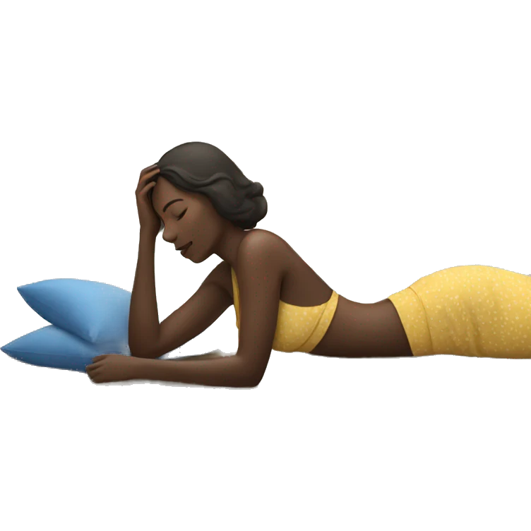 Women laying by ocean  emoji