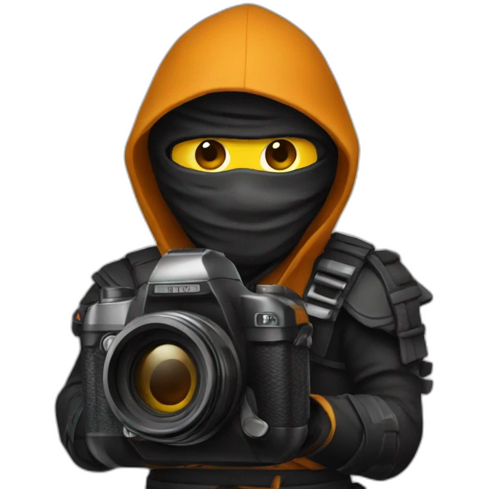 ninja with a camera emoji