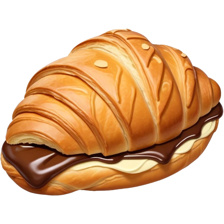 nutella croissant  emoji