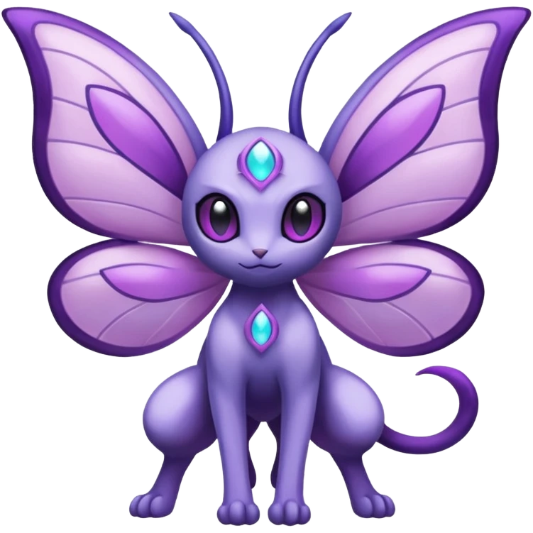 Butterfree-Lunala-Espeon-Fakémon-hybrid-creature (full body)  emoji