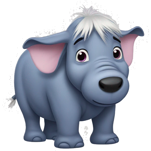 Nalle puh eeyore emoji