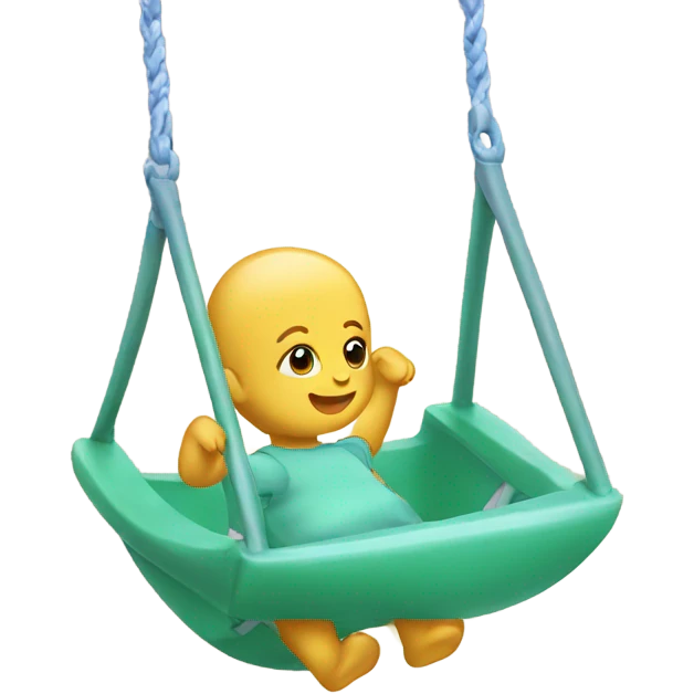 Plastic swings for babies emoji