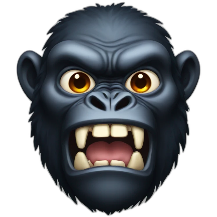 Demon gorilla emoji