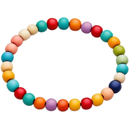Clay bead Bracelet  emoji