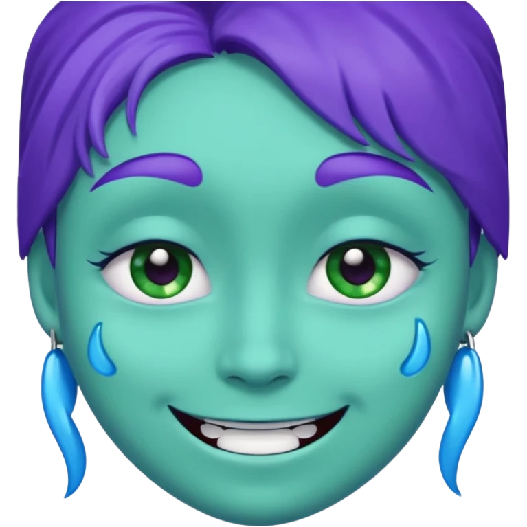 face-blue-smilingface-purple-cryingface-green-smilingyt emoji