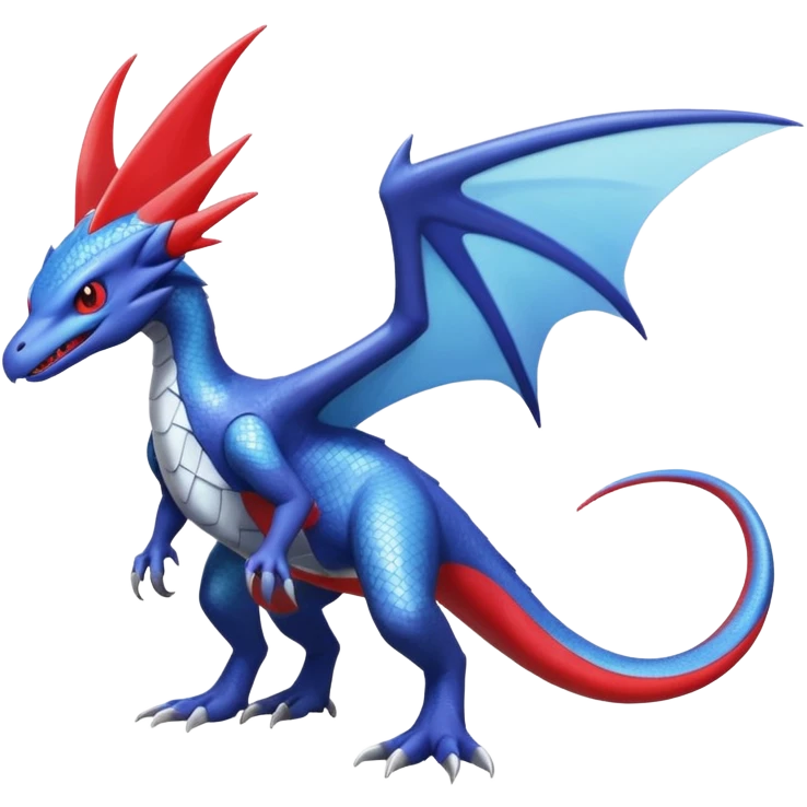 Shiny Noivern-Salandit-Latios-Lugia-Fakémon-hybrid-creature (full body)  emoji
