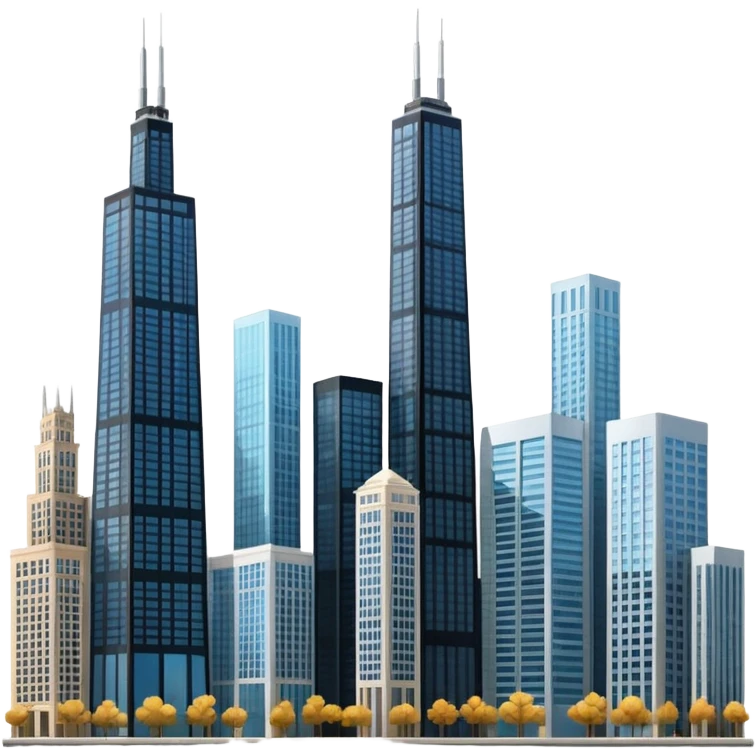 Chicago buildings emoji