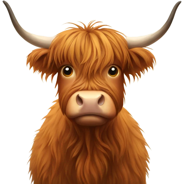 Highland cow emoji